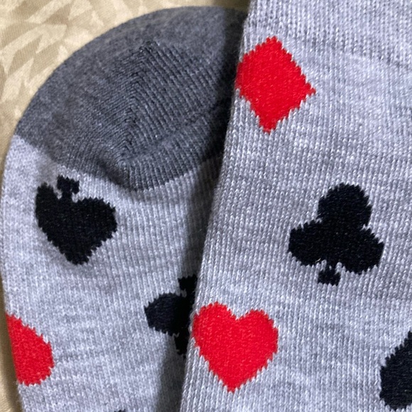 West Loop Men's Gray Patterned Dress Socks - Picture 3 of 3